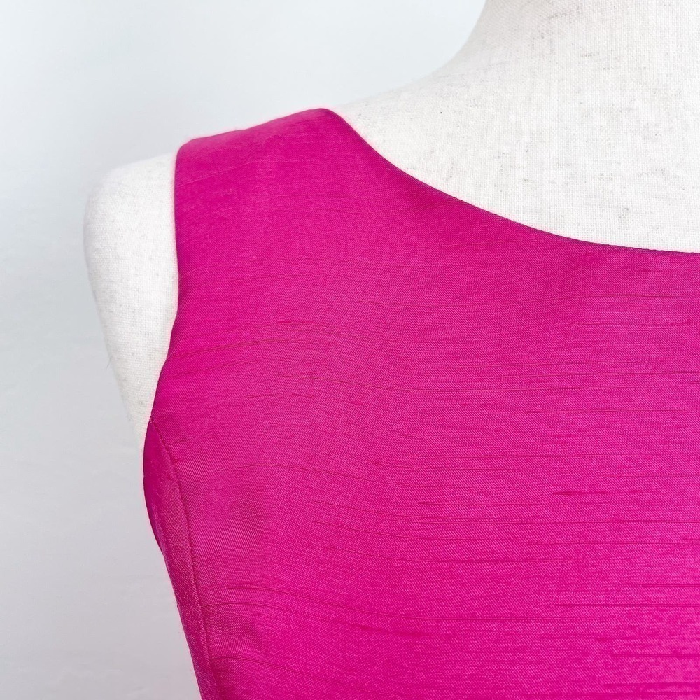 Saks Fifth Avenue | Lotus Grace Pink Sleeveless Sheath Mini Dress - Picture 3 of 9